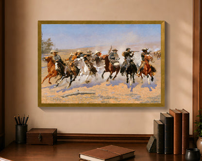 a dash for the timber fc 16x24 gold