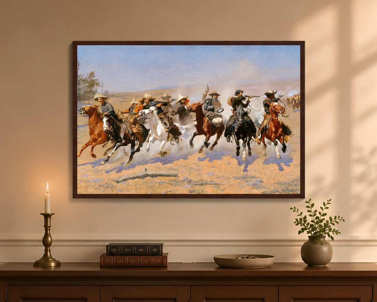 a dash for the timber fc 24x36 brown