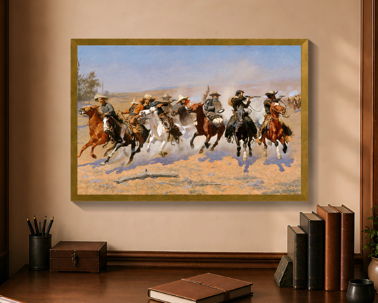 a dash for the timber fp 16x24 gold