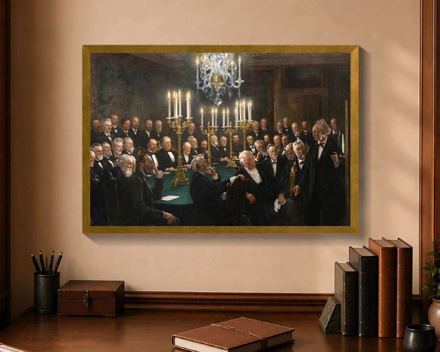 a meeting in the royal danish academy of sciences and letters fc 16x24 gold