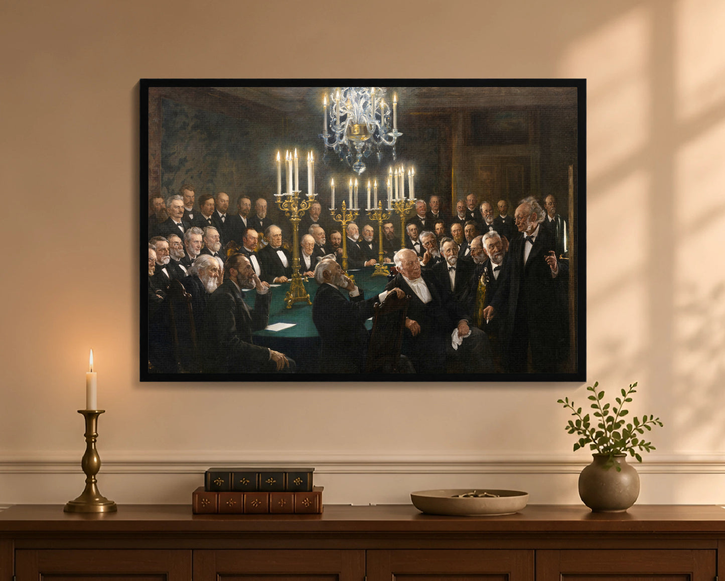 a meeting in the royal danish academy of sciences and letters fc 24x36 black