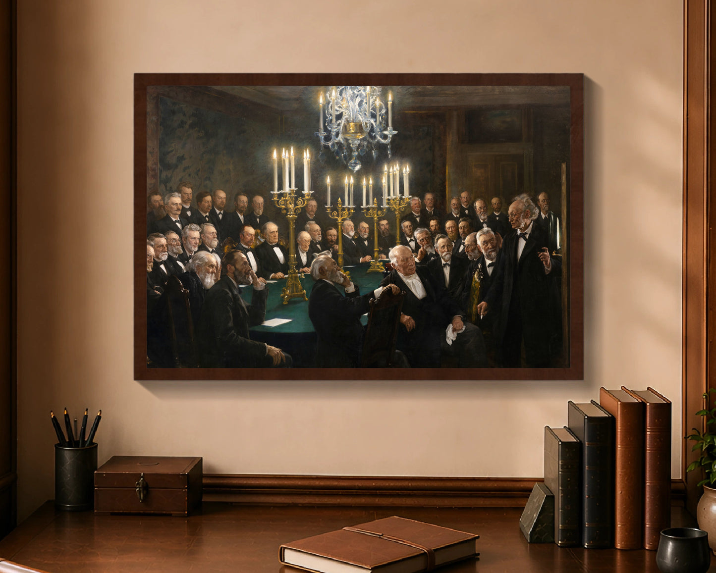 a meeting in the royal danish academy of sciences and letters fp 16x24 brown