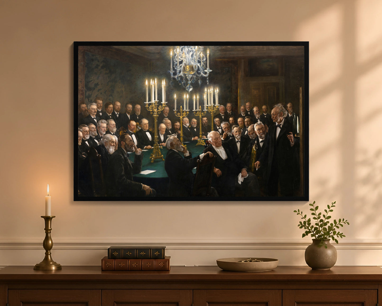 a meeting in the royal danish academy of sciences and letters fp 24x36 black