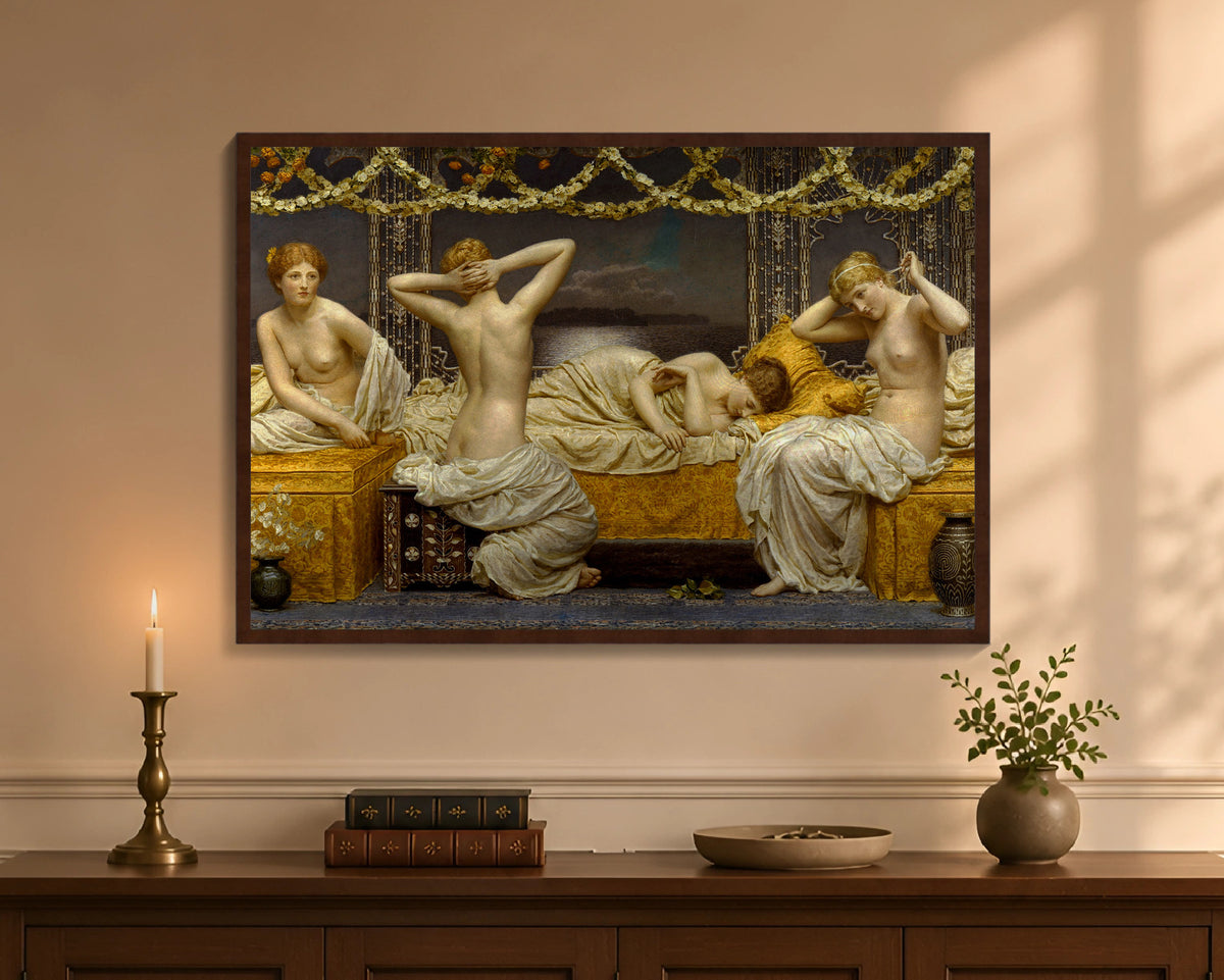 a summer night fp 24x36 brown