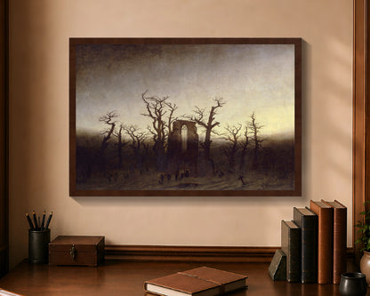 abbey in the oakwood fc 16x24 brown