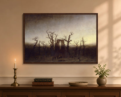 abbey in the oakwood fc 24x36 brown