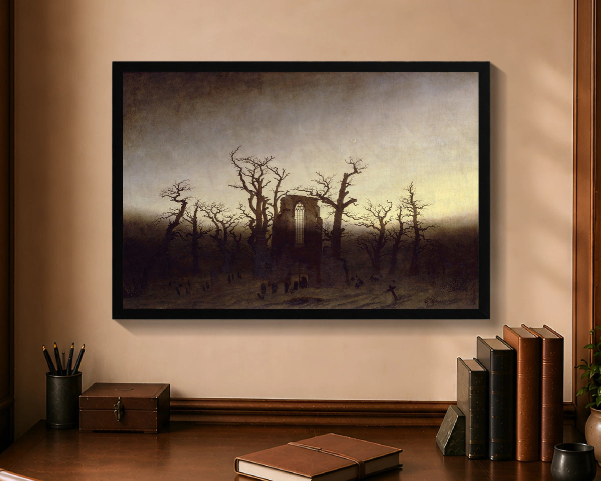 abbey in the oakwood fp 16x24 black