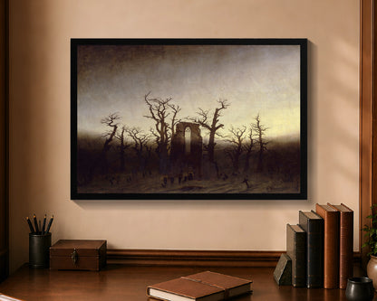 abbey in the oakwood fp 16x24 black