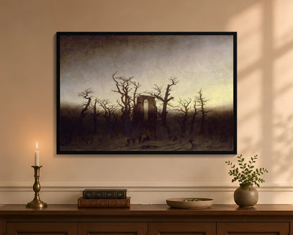 abbey in the oakwood fp 24x36 black