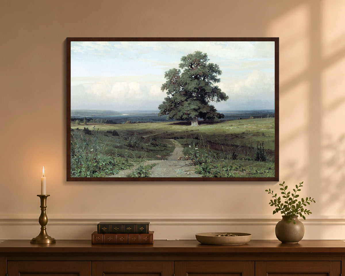 among the open valley fc 24x36 brown