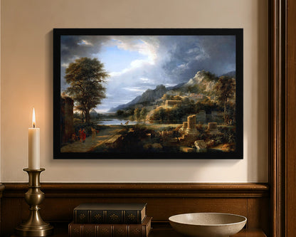 ancient city of agregento fc 12x18 black