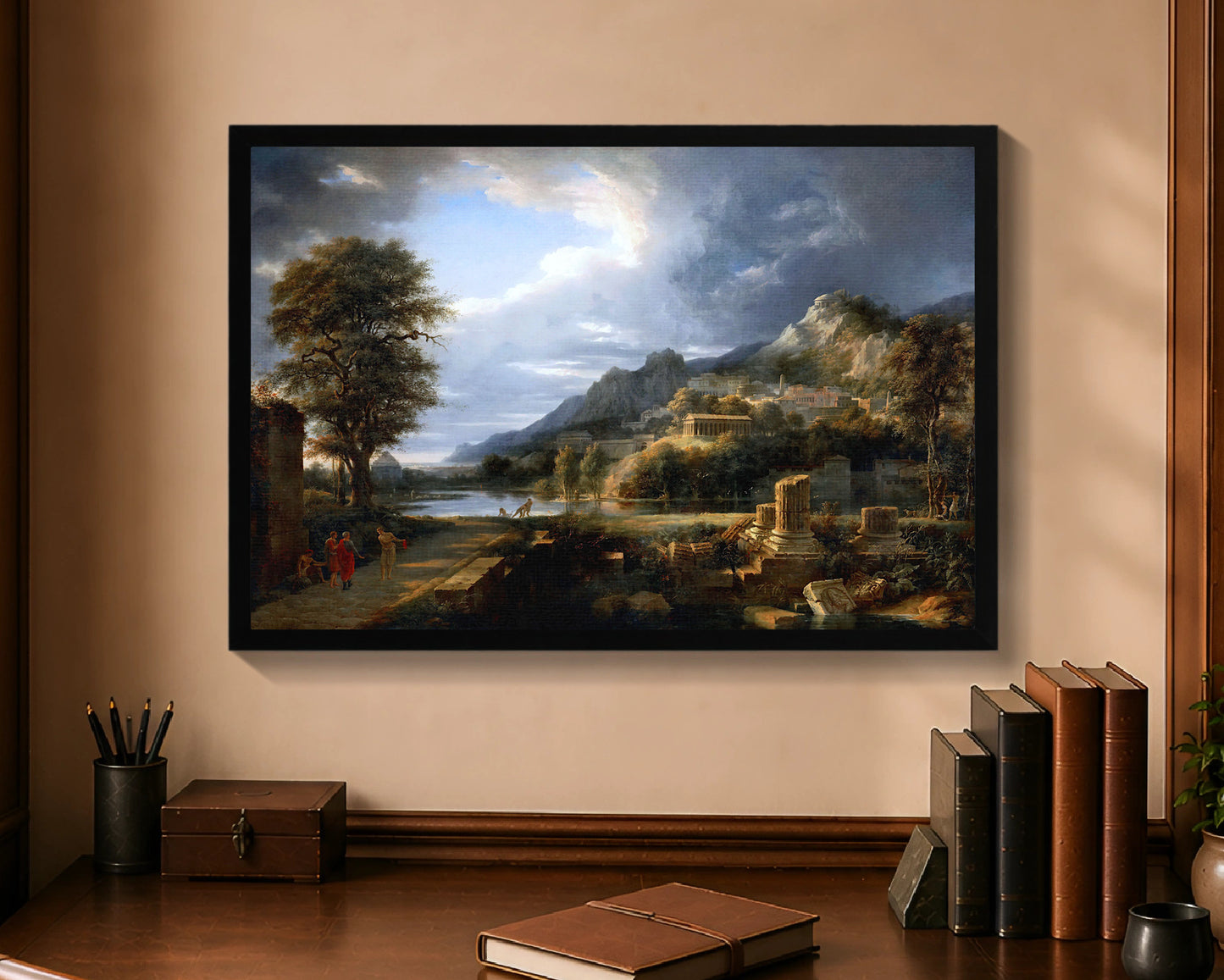 ancient city of agregento fc 16x24 black