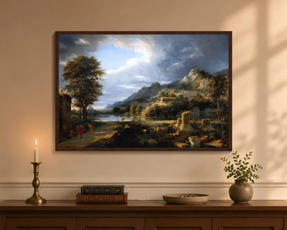 ancient city of agregento fc 24x36 brown