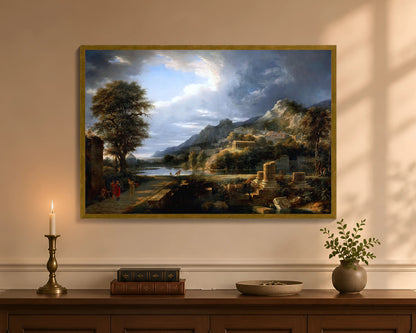 ancient city of agregento fp 24x36 gold
