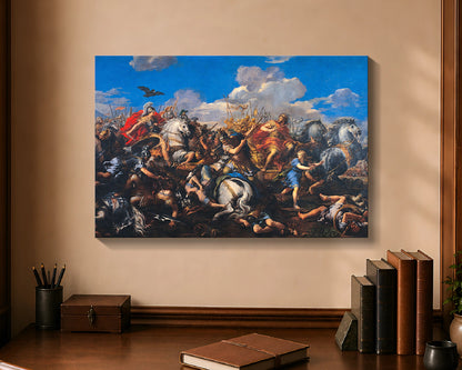 battle of alexander versus darius cw 16x24
