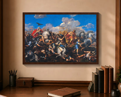 battle of alexander versus darius fc 16x24 brown