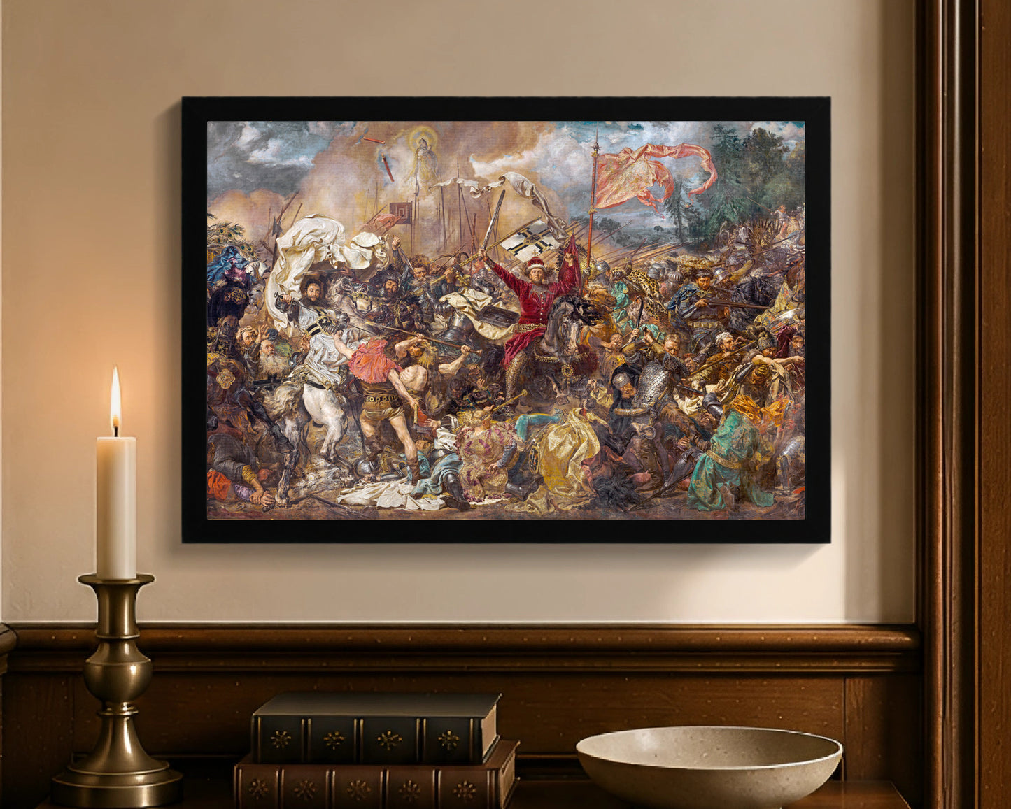 battle of grunwald fc 12x18 black
