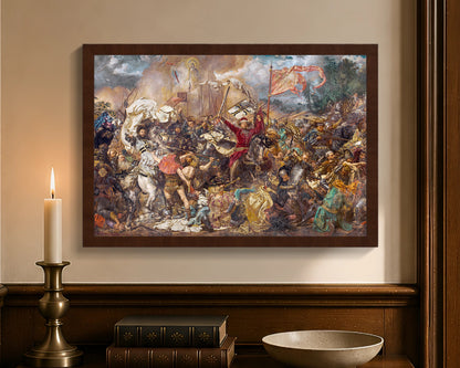 battle of grunwald fc 12x18 brown