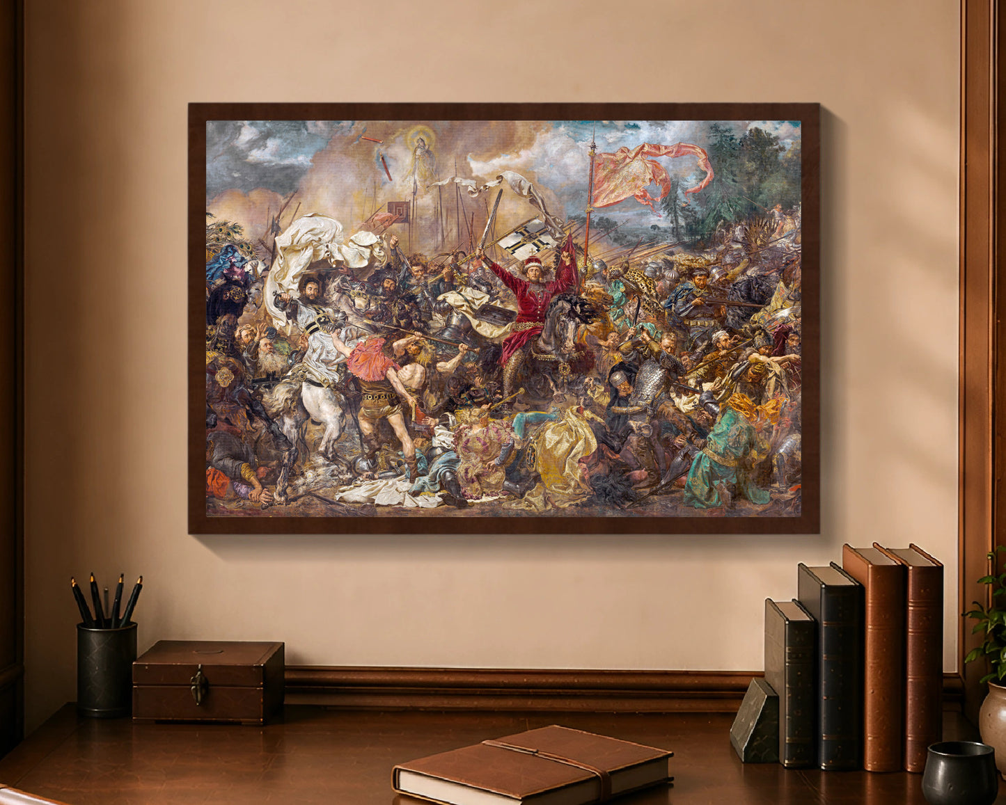 battle of grunwald fc 16x24 brown