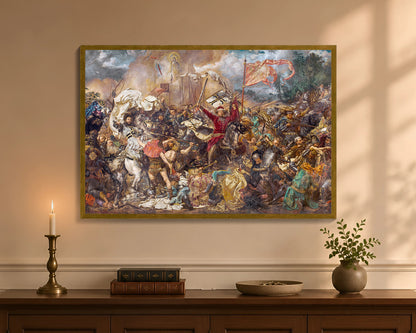 battle of grunwald fc 24x36 gold