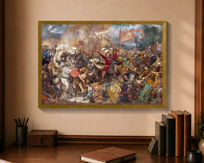 battle of grunwald fp 16x24 gold