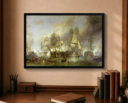 battle of trafalgar fp 16x24 black