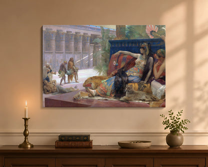 cleopatra testing poisons on condemned prisoners cw 24x36