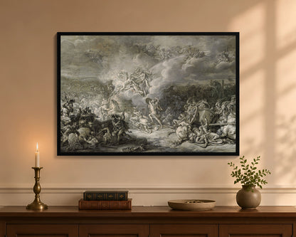combat of diomedes fp 24x36 black