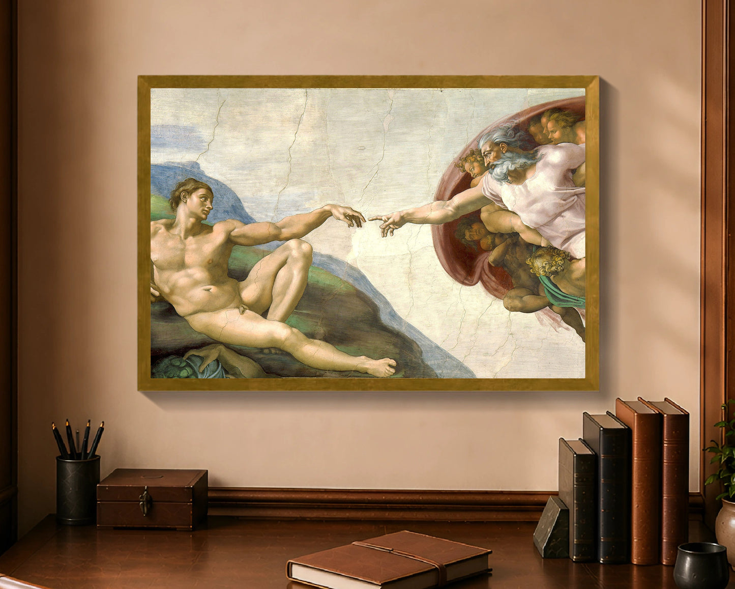 creation of adam fp 16x24 gold