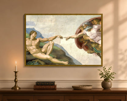creation of adam fp 24x36 gold