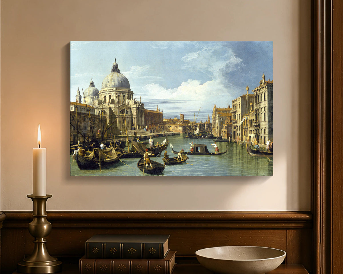 entrance to the grand canal, venice cw 12x18