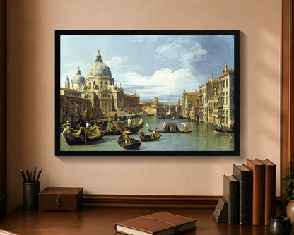 entrance to the grand canal, venice fc 16x24 black