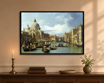 entrance to the grand canal, venice fp 24x36 black