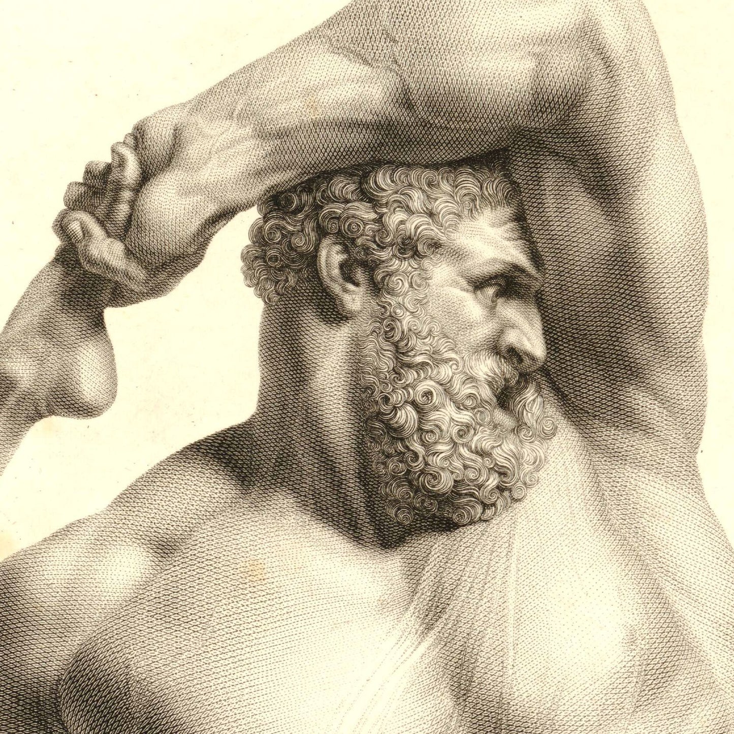 Hercules and Lichas - Canvas Wrap