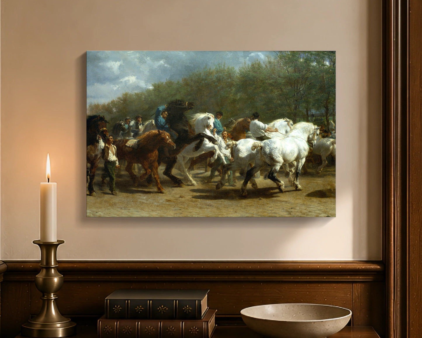 horse fair cw 12x18
