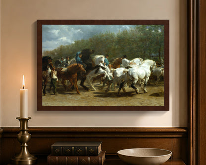 horse fair fc 12x18 brown