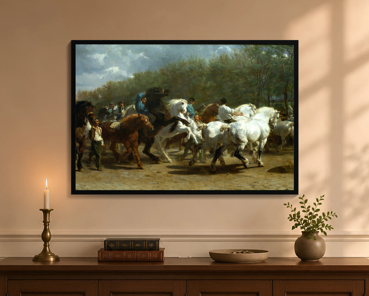 horse fair fp 24x36 black