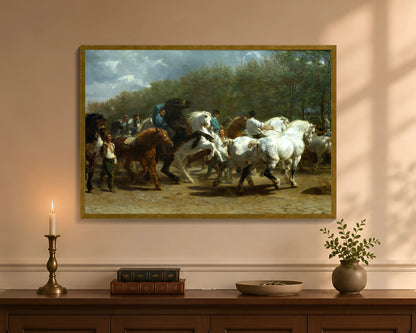 horse fair fp 24x36 gold