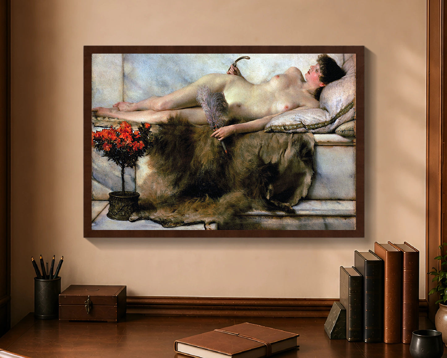 in the tepidarium fc 16x24 brown