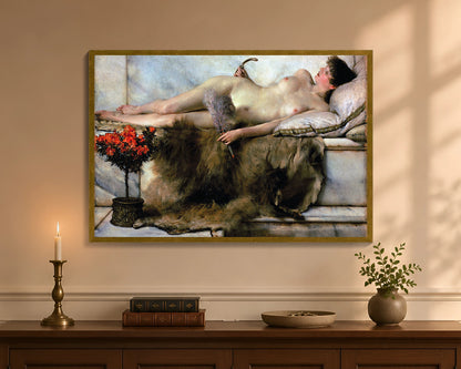in the tepidarium fc 24x36 gold