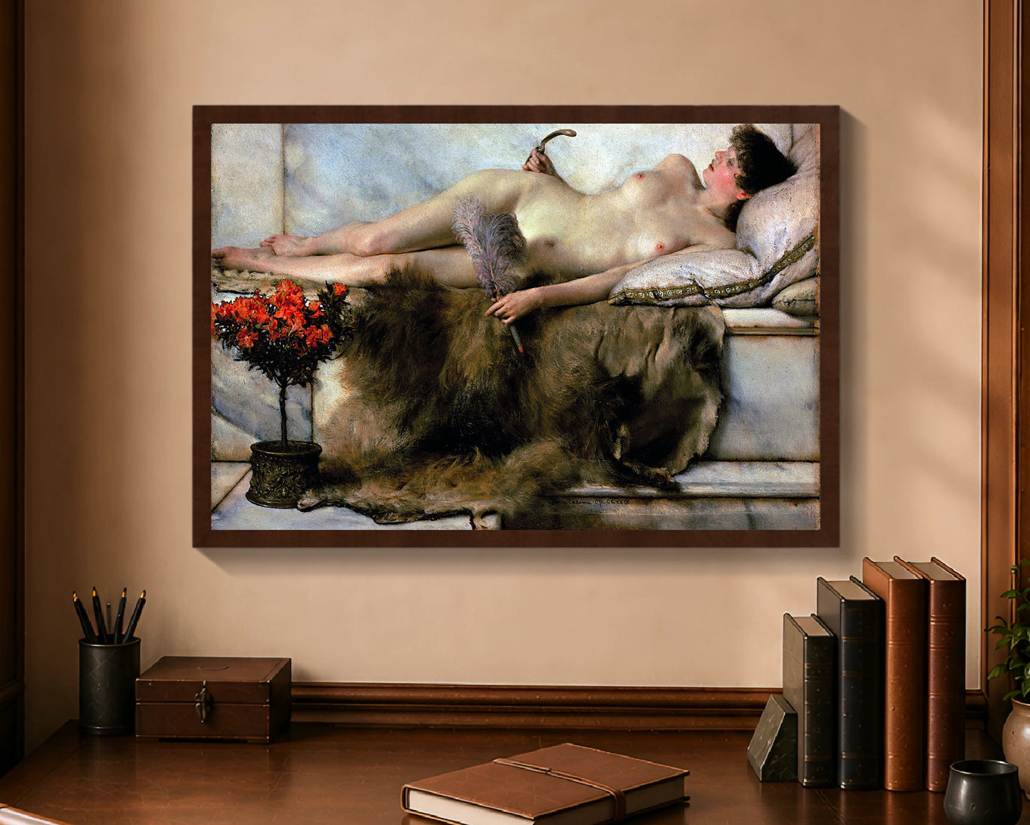 in the tepidarium fp 16x24 brown
