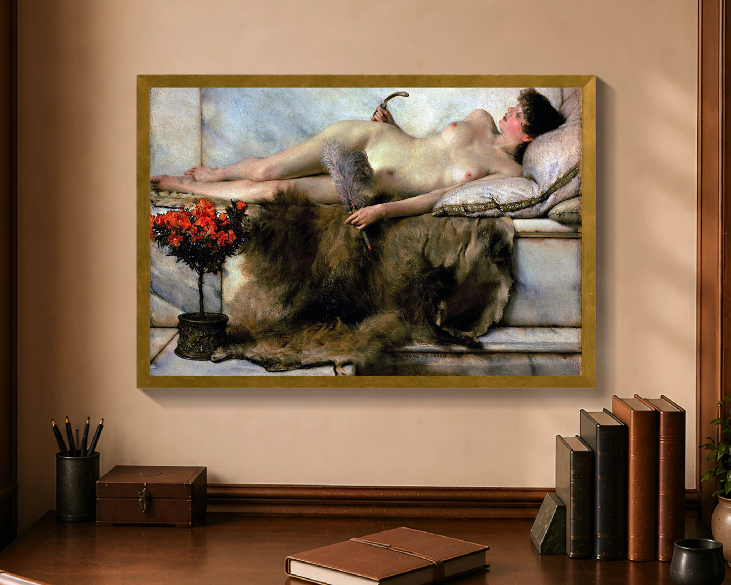 in the tepidarium fp 16x24 gold