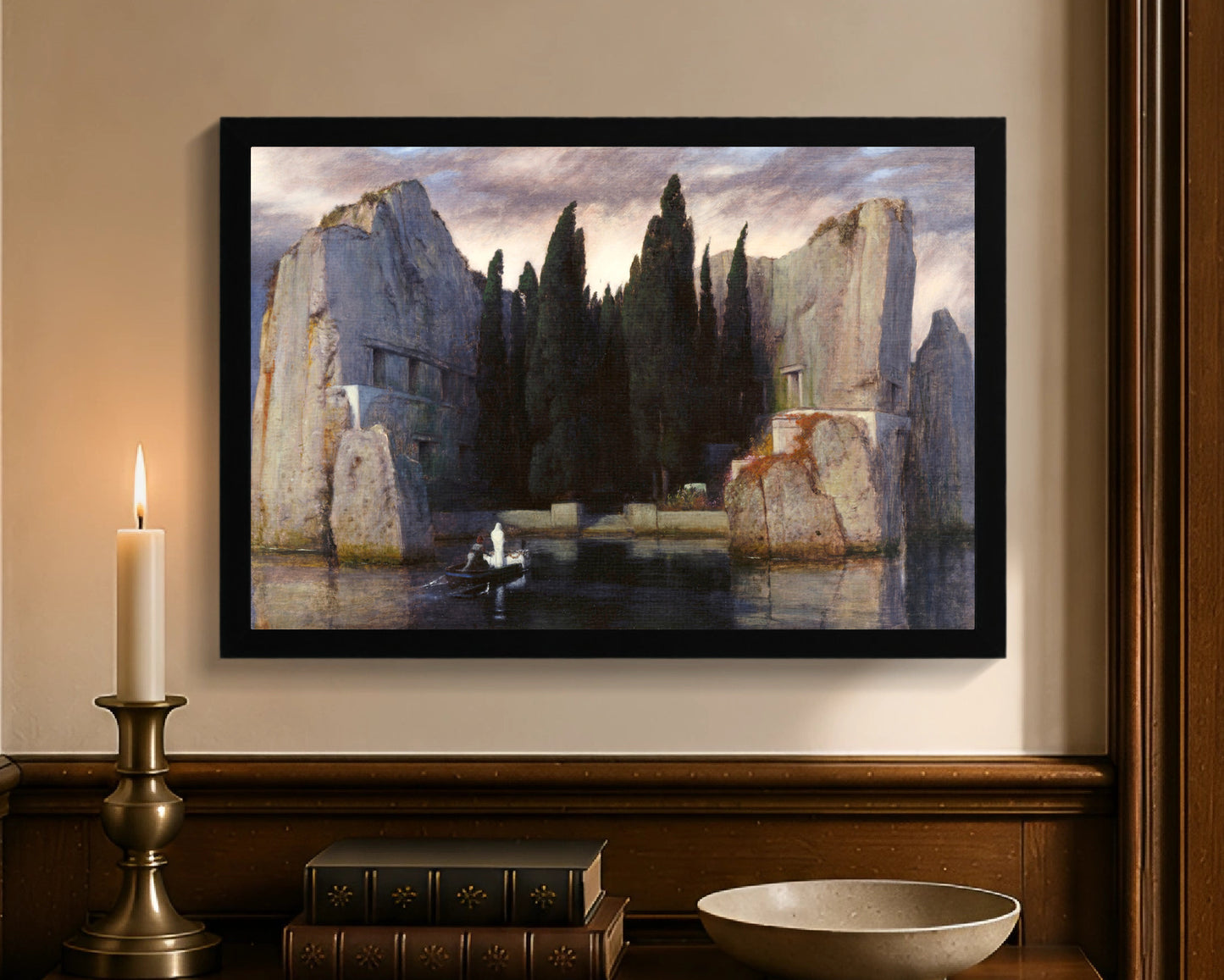 isle of the dead fc 12x18 black