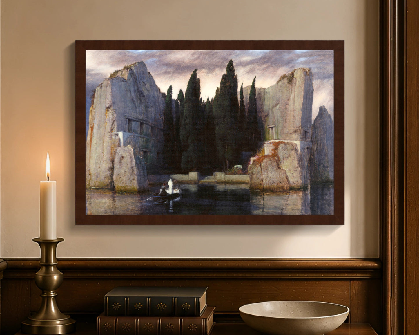 isle of the dead fc 12x18 brown