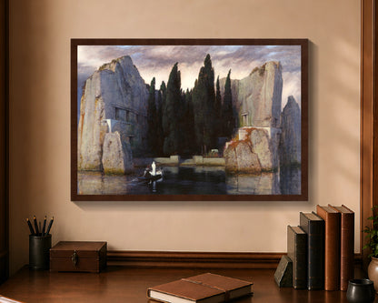 isle of the dead fc 16x24 brown