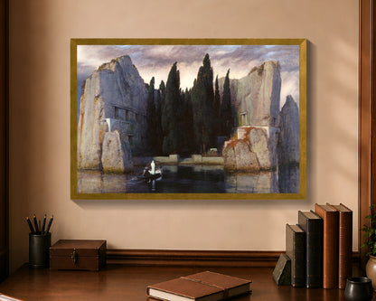 isle of the dead fc 16x24 gold