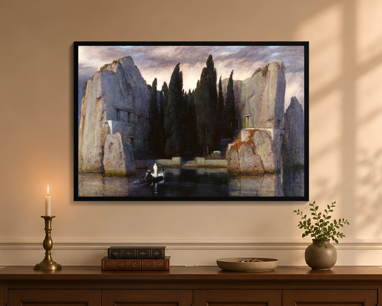 isle of the dead fp 24x36 black