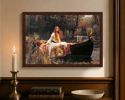 lady of shalott fc 12x18 brown