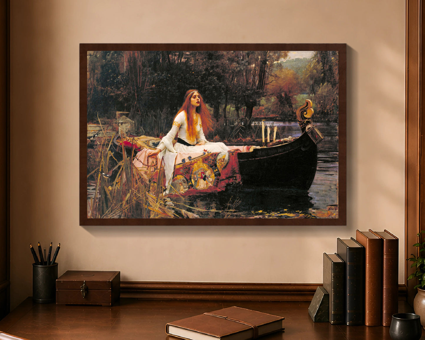 lady of shalott fc 16x24 brown