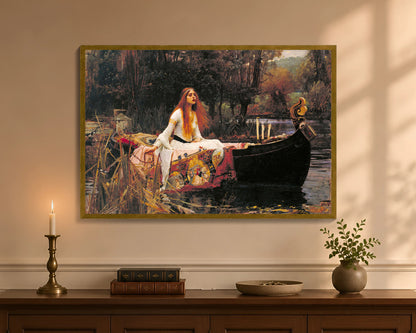 lady of shalott fc 24x36 gold
